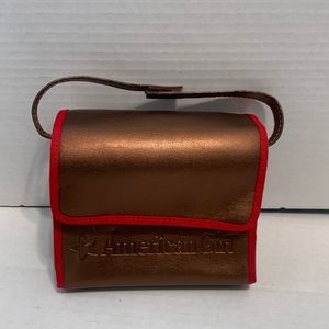American Girl | Brown and Red Accessory Storage Bag